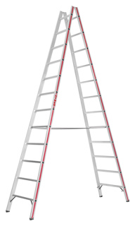 Sprossenstehleiter, beidseitig begehbar, SC 60
