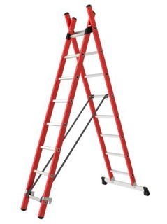 Allzweckleiter Pro zweiteilig Fiberglas