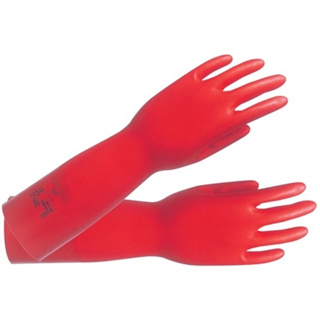 Chemiehandschuh AlphaTex Sol-Vex rot