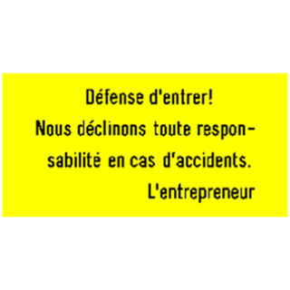 Signal 15.02 Défense d'entrer