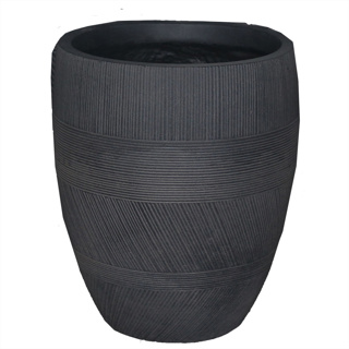 Pflanzgefäss "Hemera" anthrazit