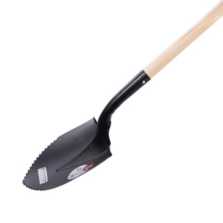 Spatenschaufel "IDEAL" mit Wellenschliff