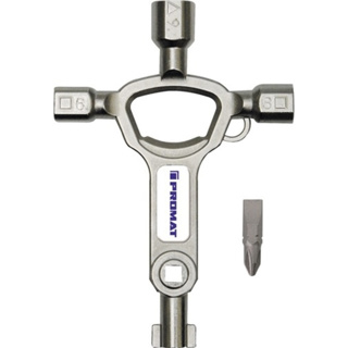 Schaltschrankschlüssel 6 Funktionen integr.Flasche